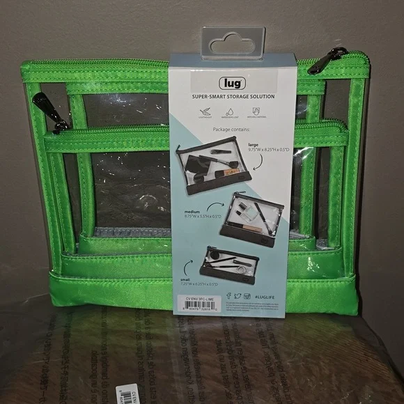 Lug Clearview 3pc Set In LIME - Picture 3 of 3